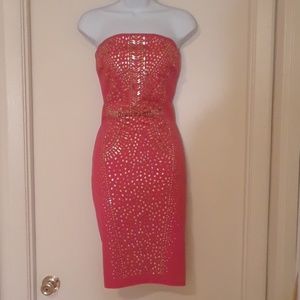 Cache strapless dress